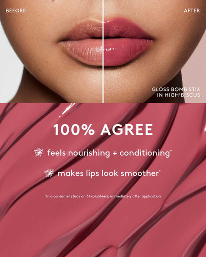 Gloss Bomb Stix High-Shine Gloss Stick — Rose Amber