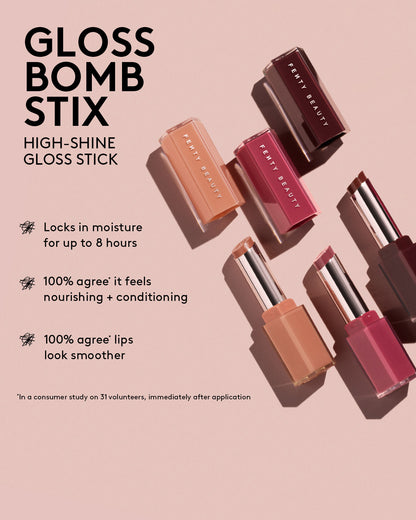 Gloss Bomb Stix High-Shine Gloss Stick — Rose Amber