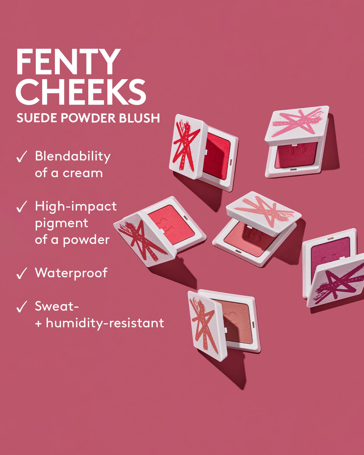 Fenty Cheeks Suede Powder Blush — Tutu Turnt