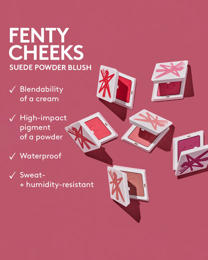 Fenty Cheeks Suede Powder Blush — Tutu Turnt