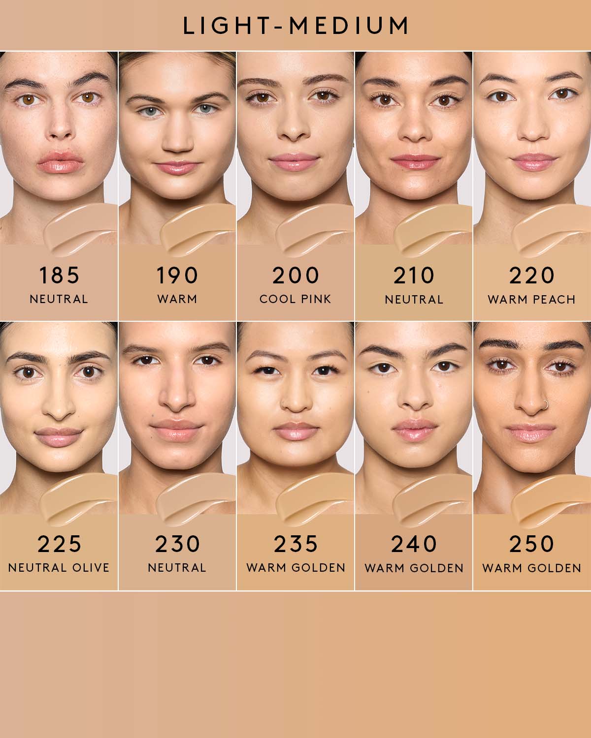 Soft'lit Naturally Luminous Longwear Foundation — 240