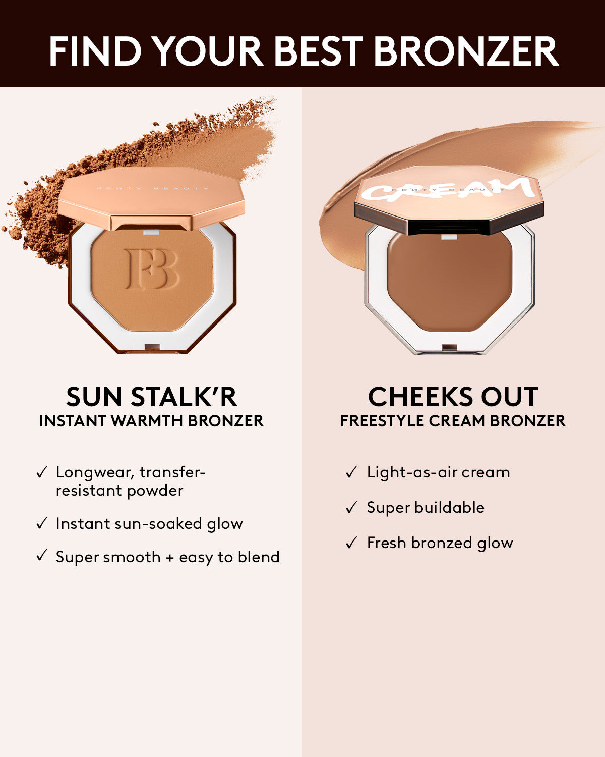 Cheeks Out Freestyle Cream Bronzer — Amber