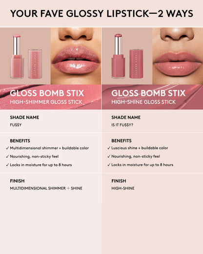 Gloss Bomb Stix High-Shine Gloss Stick — Shimmering C U In Maui