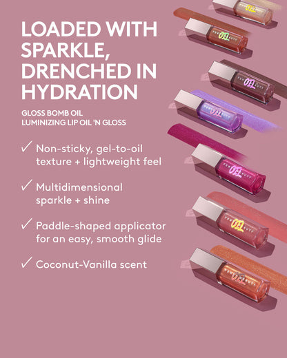 Gloss Bomb Oil Luminizing Lip Oil 'N Gloss — Rose Amber